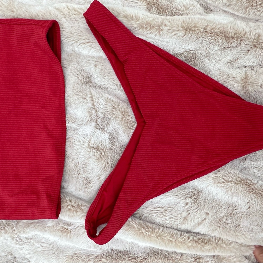 Frankies Bikini size small top and large bottoms